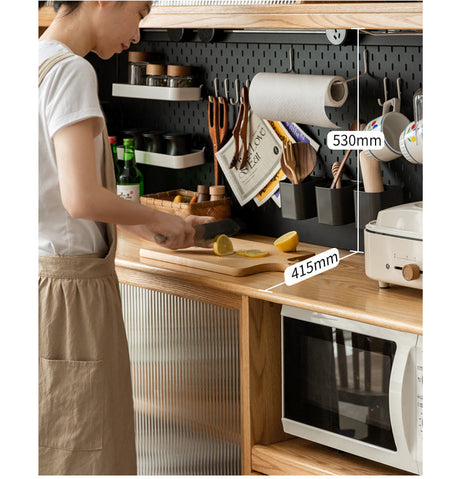 GENJI Akihiro Elegant Solid Wood High Cabinet from GENJI