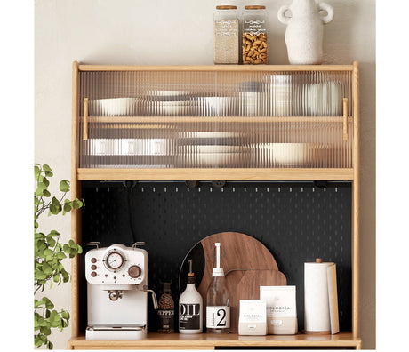 GENJI Akihiro Elegant Solid Wood High Cabinet from GENJI