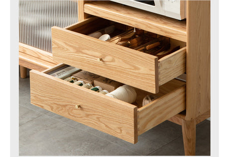 GENJI Akihiro Elegant Solid Wood High Cabinet from GENJI