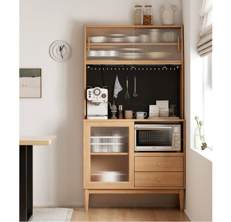 GENJI Akihiro Elegant Solid Wood High Cabinet from GENJI
