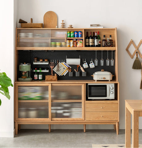 GENJI Akihiro Elegant Solid Wood High Cabinet from GENJI
