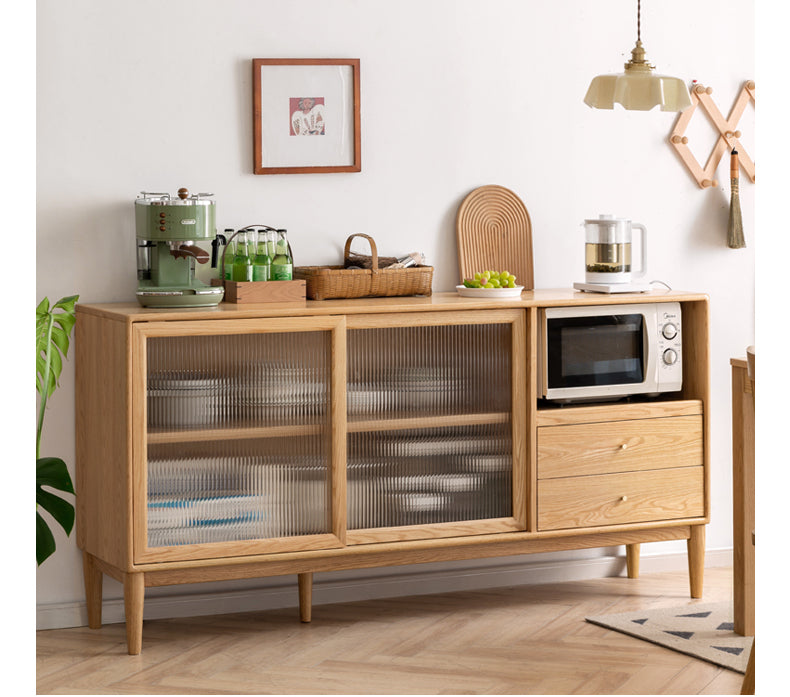 GENJI Akihiro Elegant Solid Wood High Cabinet from GENJI