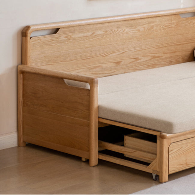 GENJI Akiko Versatile Natural Wood Foldable Sofa from GENJI
