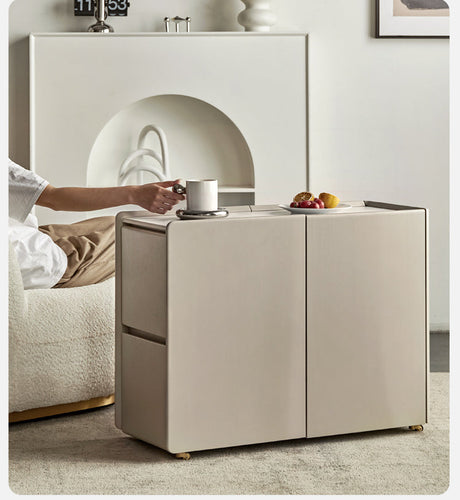 GENJI Akira Chic Removable Solid Wood Side Table from GENJI