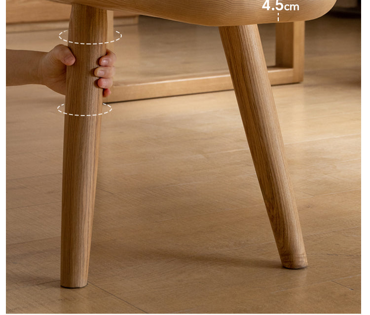GENJI Akira Rustic Solid Wood Leisure Bench from GENJI