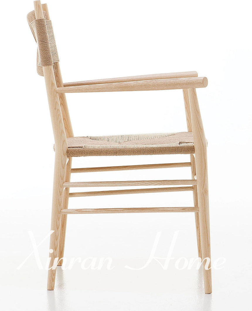 GENJI Alaric Modern Simple Leisure Solid Wood Dining Chair from GENJI