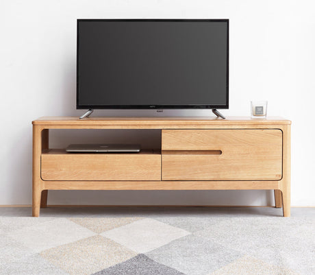 GENJI Alaric Solid Wood Storage Cabinet for Nordic Living Room from GENJI