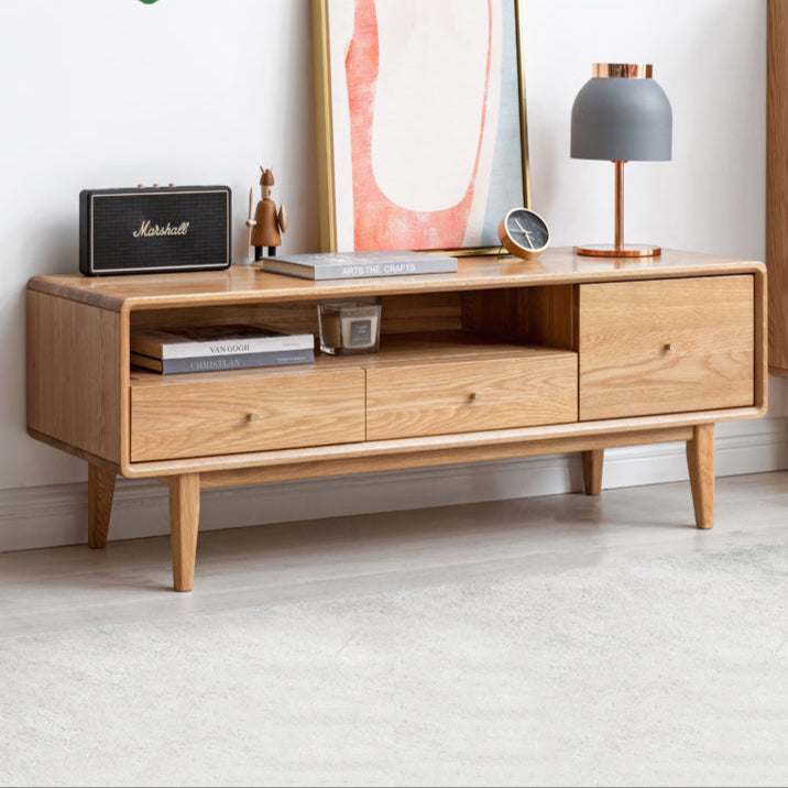 GENJI Alaric Solid Wood Storage Cabinet for Nordic Living Room from GENJI