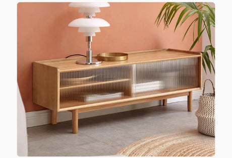 GENJI Alaric Solid Wood Storage Cabinet for Nordic Living Room from GENJI
