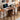GENJI Amara Sleek Solid Wood Double Desk Bookcase from GENJI
