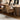 GENJI Amara Sleek Solid Wood Double Desk Bookcase from GENJI