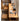GENJI Amara Sleek Solid Wood Double Desk Bookcase from GENJI