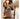 GENJI Amara Sleek Solid Wood Double Desk Bookcase from GENJI