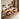 GENJI Amara Sleek Solid Wood Double Desk Bookcase from GENJI