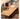 GENJI Amara Sleek Solid Wood Double Desk Bookcase from GENJI