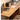 GENJI Amara Sleek Solid Wood Double Desk Bookcase from GENJI