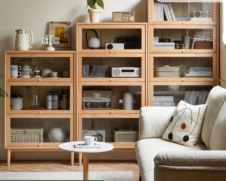 GENJI Amaterasu Sustainable Natural Wood Bookshelf System from GENJI