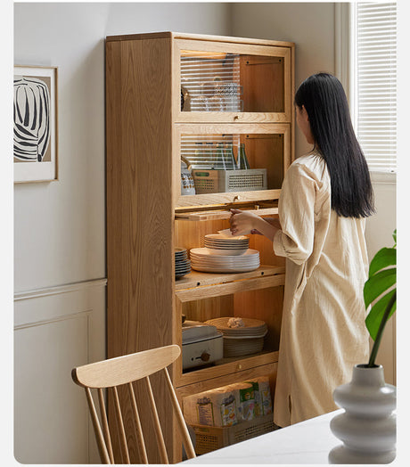 GENJI Amaterasu Sustainable Natural Wood Bookshelf System from GENJI
