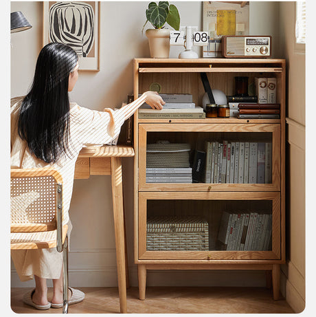 GENJI Amaterasu Sustainable Natural Wood Bookshelf System from GENJI