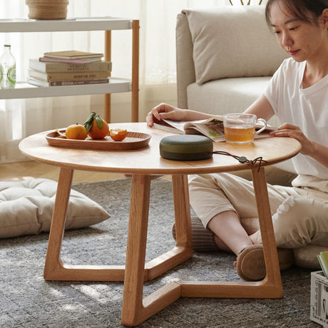 GENJI Amaya Elegant Modern Round Coffee Table from GENJI
