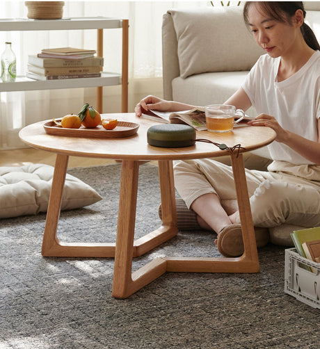 GENJI Amaya Elegant Modern Round Coffee Table from GENJI