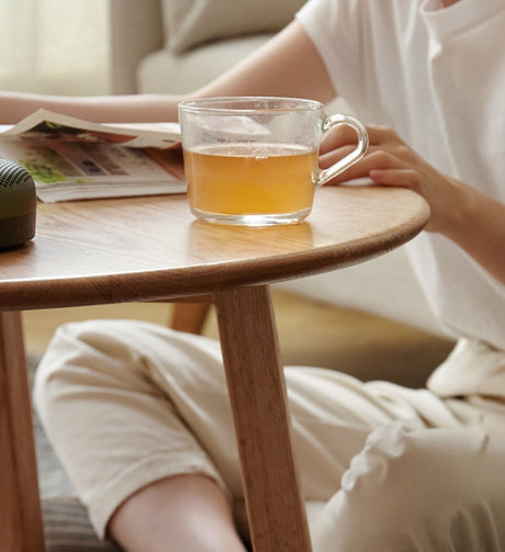 GENJI Amaya Elegant Modern Round Coffee Table from GENJI