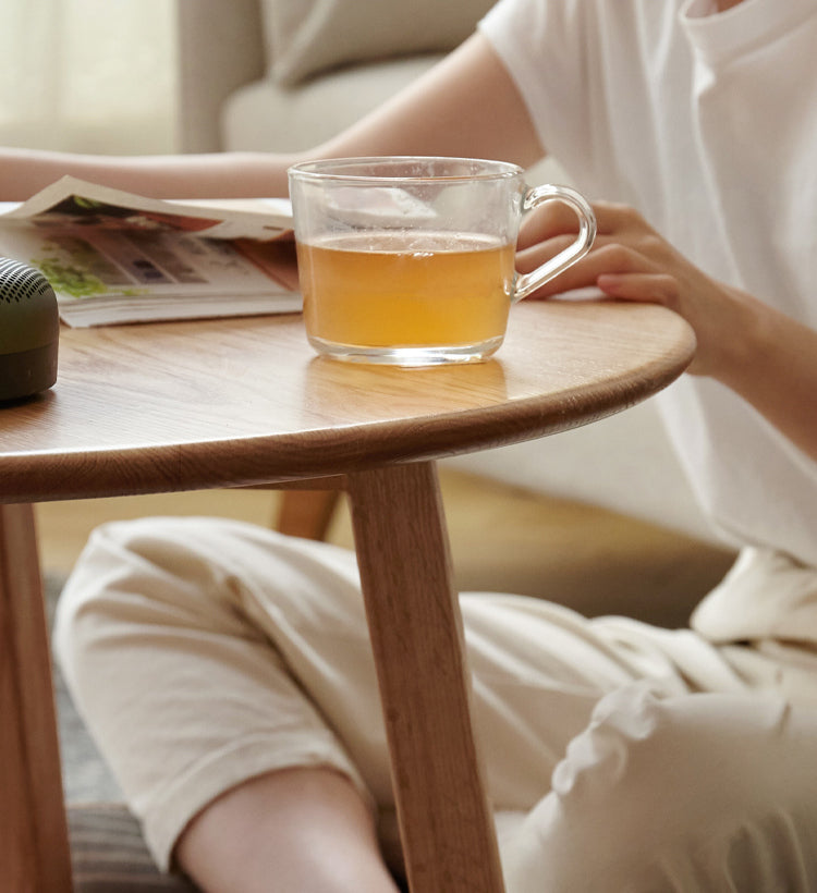 GENJI Amaya Elegant Modern Round Coffee Table from GENJI