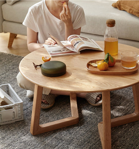 GENJI Amaya Elegant Modern Round Coffee Table from GENJI