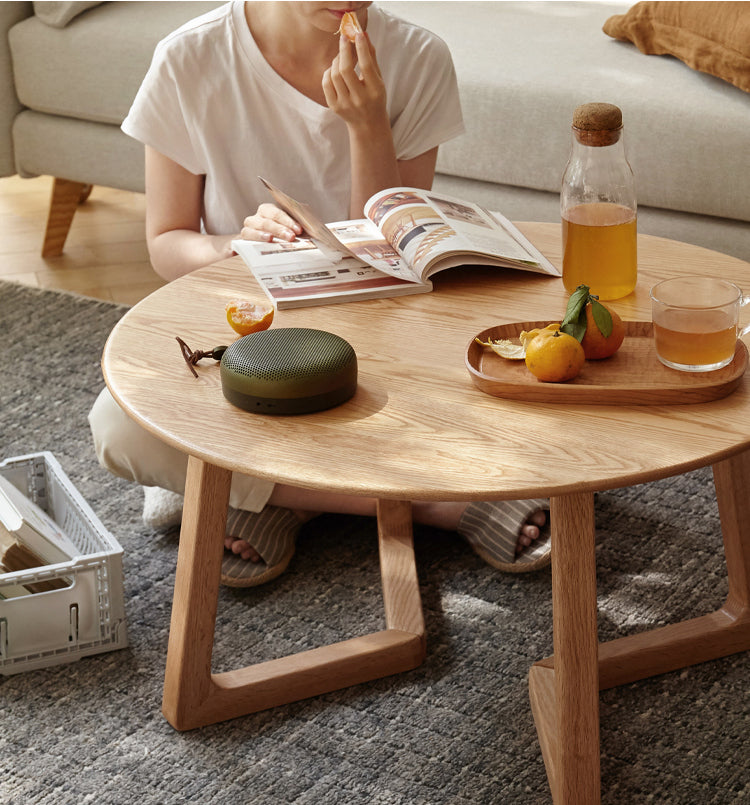 GENJI Amaya Elegant Modern Round Coffee Table from GENJI