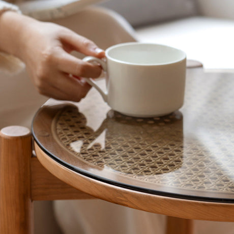 GENJI Amaya Rustic Solidwood & Vine Combination Coffee Table from GENJI