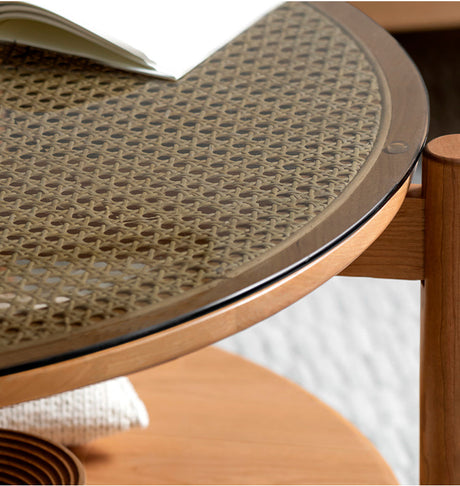 GENJI Amaya Rustic Solidwood & Vine Combination Coffee Table from GENJI