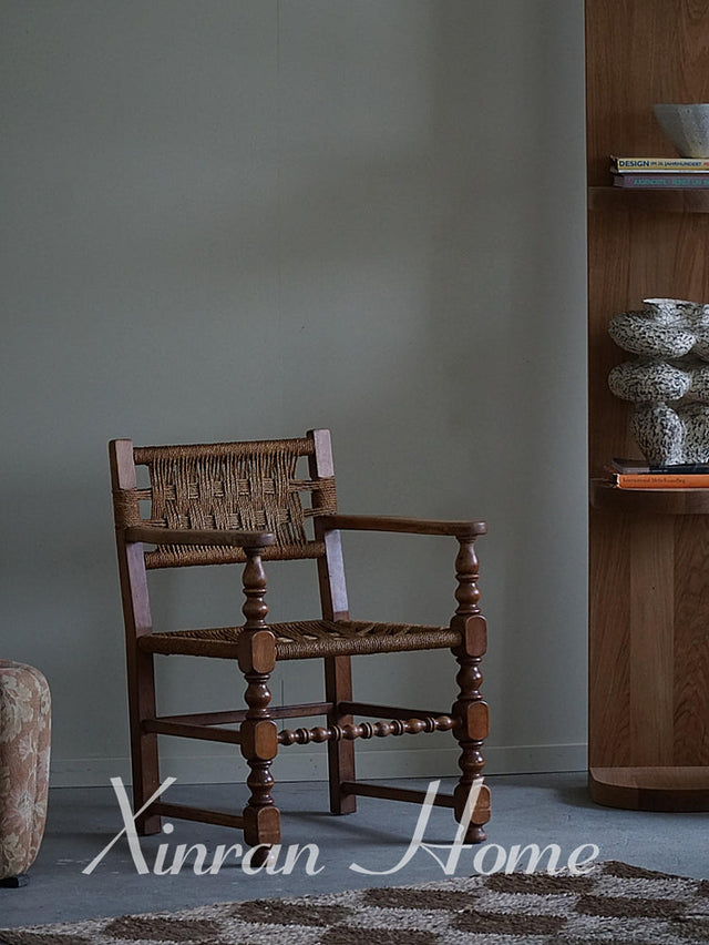 GENJI Ambrosia Vintage Woven Retro Dining Chair from GENJI