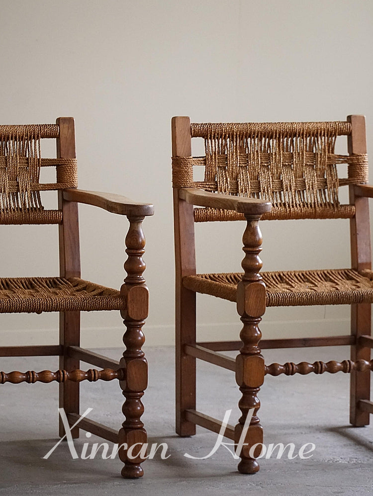 GENJI Ambrosia Vintage Woven Retro Dining Chair from GENJI
