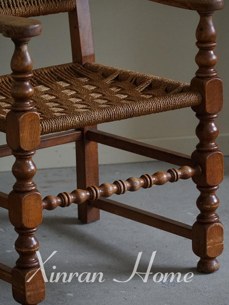 GENJI Ambrosia Vintage Woven Retro Dining Chair from GENJI