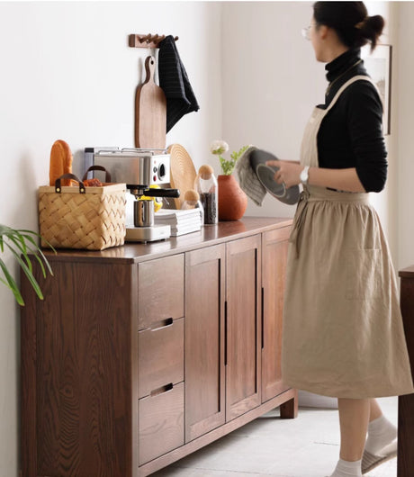 GENJI Aoyama Sleek Solid Wood Cabinet from GENJI