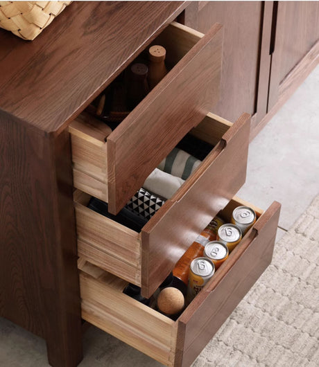 GENJI Aoyama Sleek Solid Wood Cabinet from GENJI
