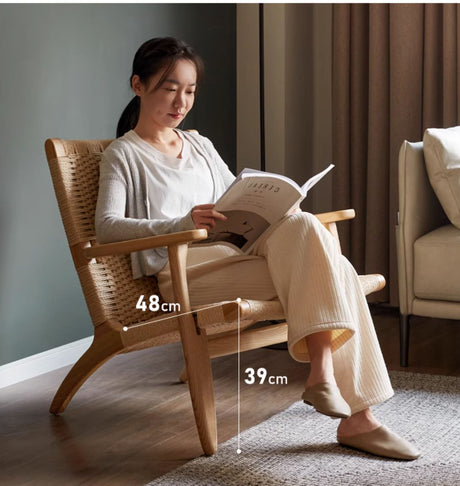 GENJI Aoyama Solid Wood Outdoor Chair Casual Elegance from GENJI