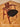 GENJI Aracely Retro Solid Wood Dining Chair from GENJI