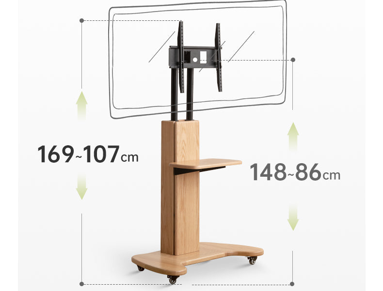 GENJI Arianne Versatile Solid Wood TV Stand from GENJI