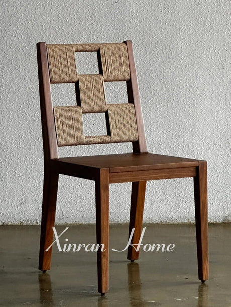 GENJI Asahi Elegant Modern Walnut Dining Chair Set from GENJI