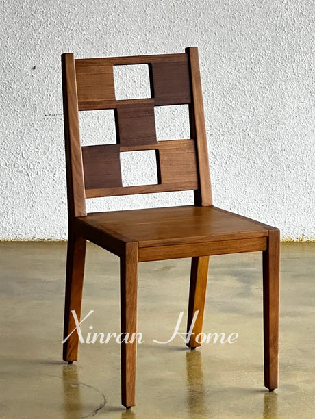 GENJI Asahi Elegant Modern Walnut Dining Chair Set from GENJI