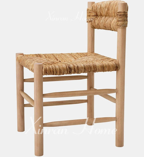 GENJI Athenia Rustic Comfortable Solid Wood Dining Chair from GENJI