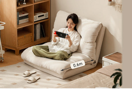 GENJI Aveline Cozy Cream Upholstered Sofa from GENJI