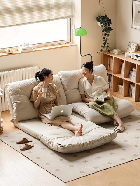 GENJI Aveline Cozy Cream Upholstered Sofa from GENJI
