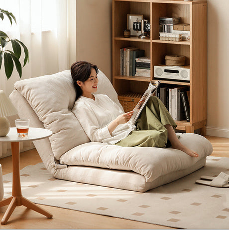 GENJI Aveline Cozy Cream Upholstered Sofa from GENJI