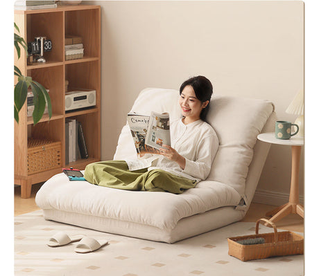 GENJI Aveline Cozy Cream Upholstered Sofa from GENJI