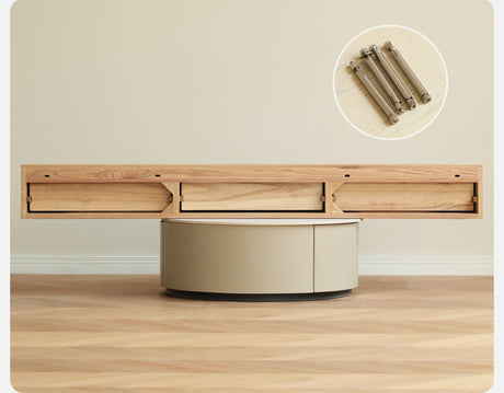 GENJI Callan Sleek Solid Wood Wall-Mounted TV Cabinet from GENJI