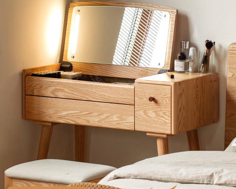 GENJI Callidora Elegant Minimalist Flip Dressing Table from GENJI