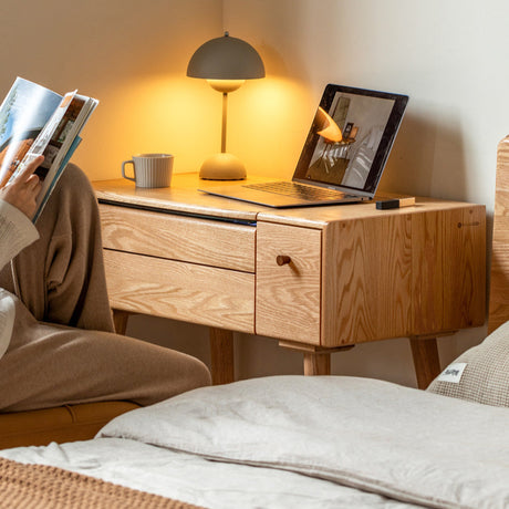 GENJI Callidora Elegant Minimalist Flip Dressing Table from GENJI
