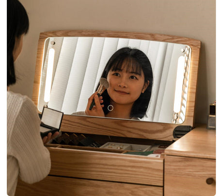 GENJI Callidora Elegant Minimalist Flip Dressing Table from GENJI